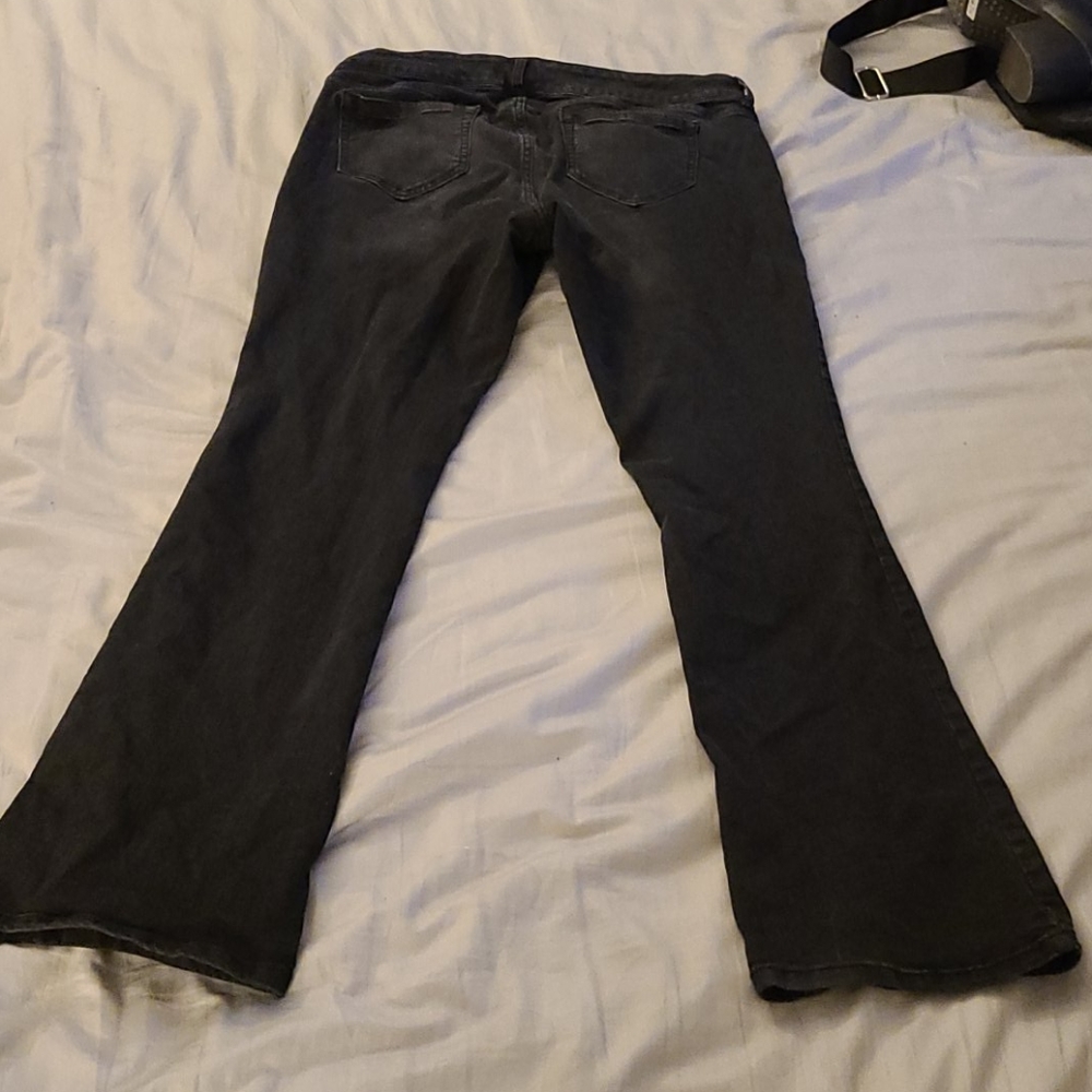 Torrid slim boot jeans vintage black sz 16R - Picture 5 of 5
